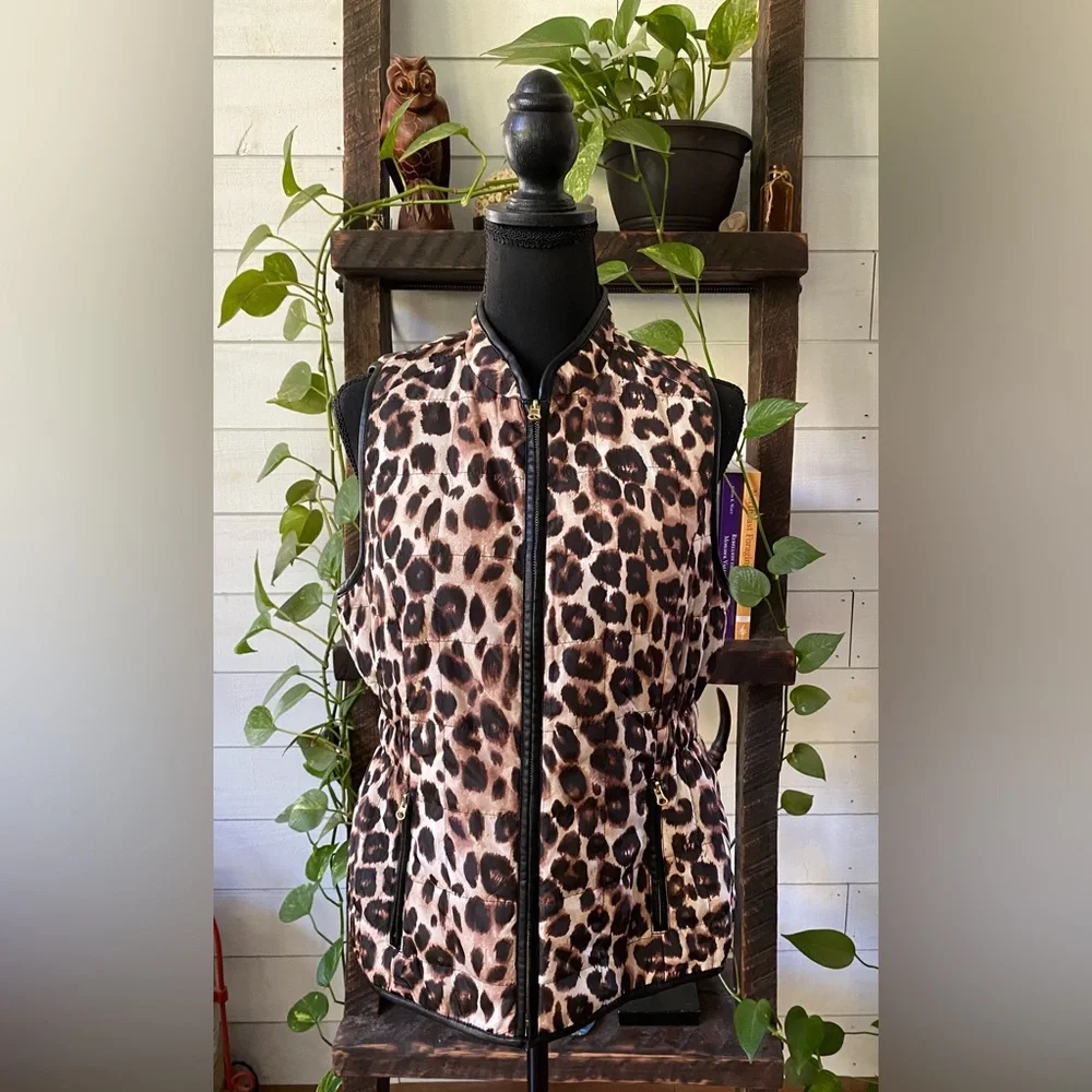 Chico’s: Animal Print Vest